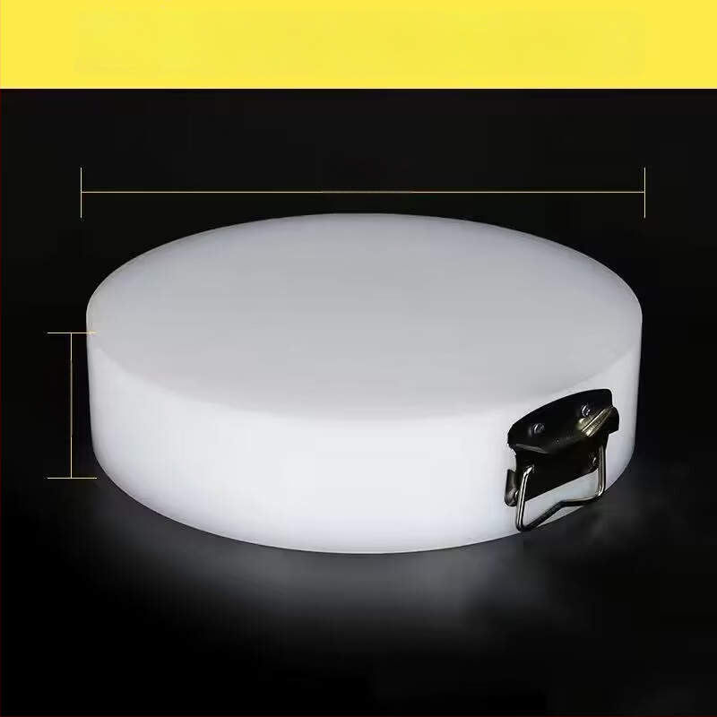 Кръгла дебела PE дъска за рязане – за зеленчуци и месо, многофункционална кухненска повърхност за дома и за бизнес употреба