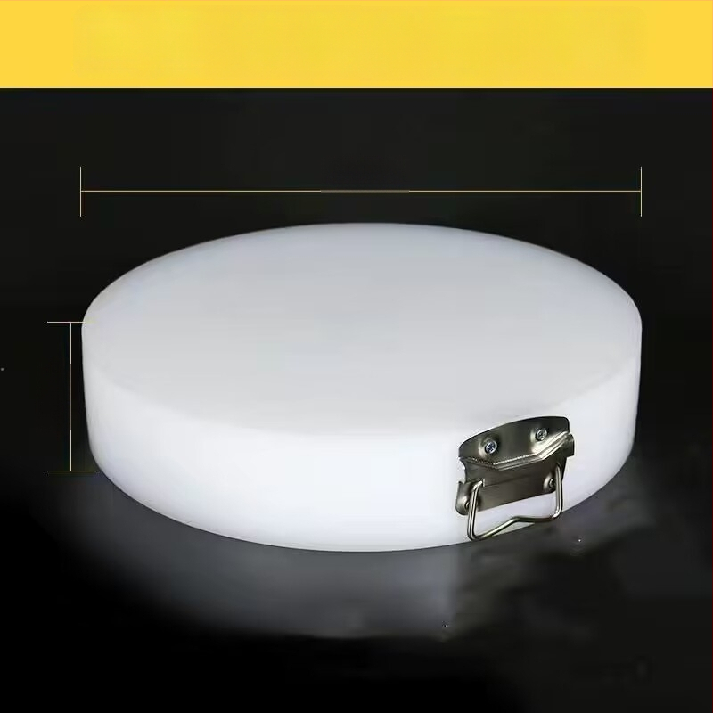 Кръгла дебела PE дъска за рязане – за зеленчуци и месо, многофункционална кухненска повърхност за дома и за бизнес употреба