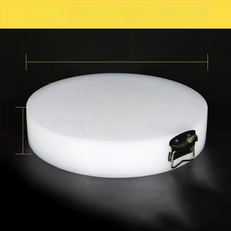 Кръгла дебела PE дъска за рязане – за зеленчуци и месо, многофункционална кухненска повърхност за дома и за бизнес употреба