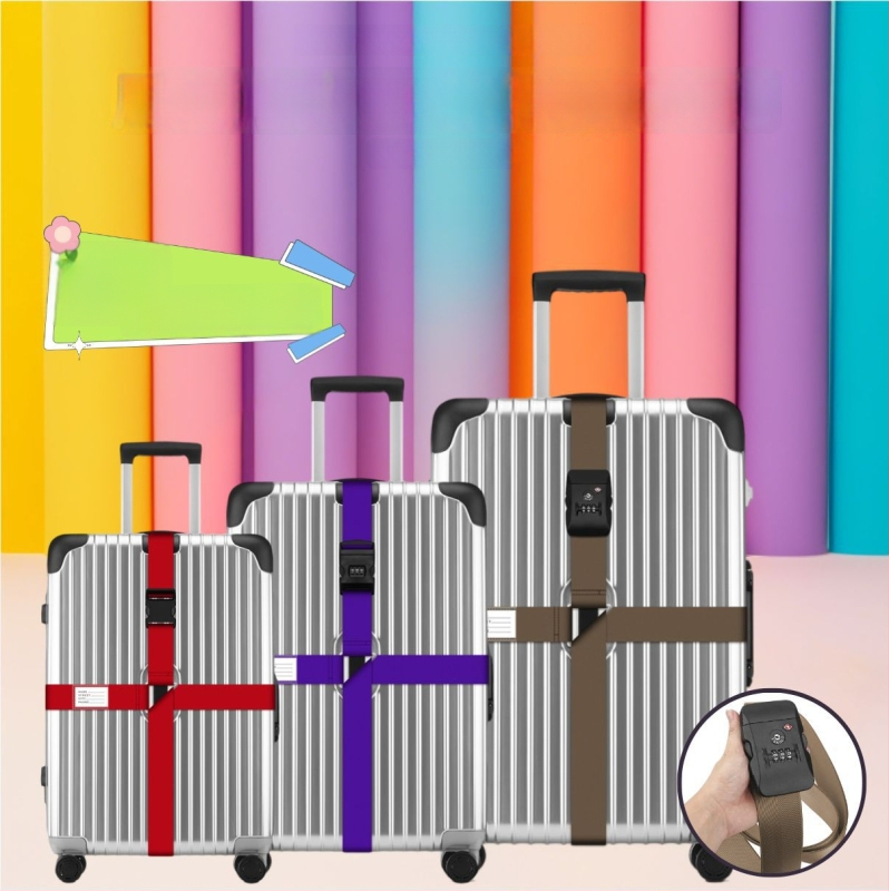 Nailonist pagasirihm — varguse vastu, maavärinetele vastupidav, koormuse vähendamine, pagasile lisatarvikud