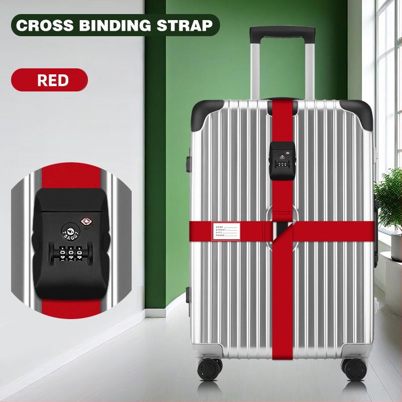 Nailonist pagasirihm — varguse vastu, maavärinetele vastupidav, koormuse vähendamine, pagasile lisatarvikud