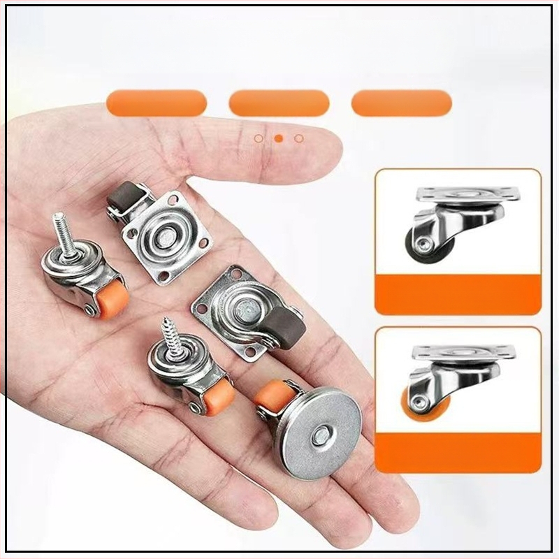 Мебелни ролки безшумни със TPE гуми и стоманени лагери, модел TPE Furniture Silent Rollers, марка 3T8O, подходящи за преместване на различни мебели