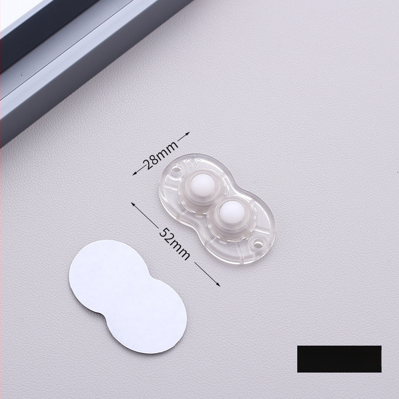 Самозалепващи въртящи колелца за мебели — без пробиване, 360° въртене, дебела основа