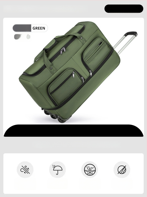 Kokkupandav nailon Reisikott, laiendatav mahutavus 20-35 L, unisex disain, polüestri vooder