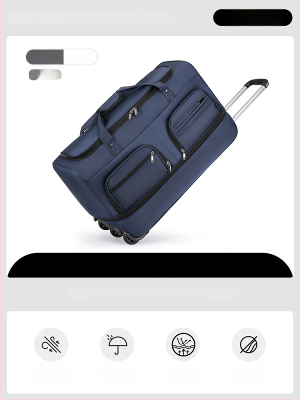 Kokkupandav nailon Reisikott, laiendatav mahutavus 20-35 L, unisex disain, polüestri vooder