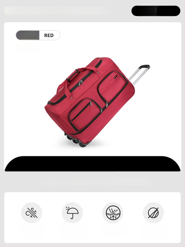 Kokkupandav nailon Reisikott, laiendatav mahutavus 20-35 L, unisex disain, polüestri vooder