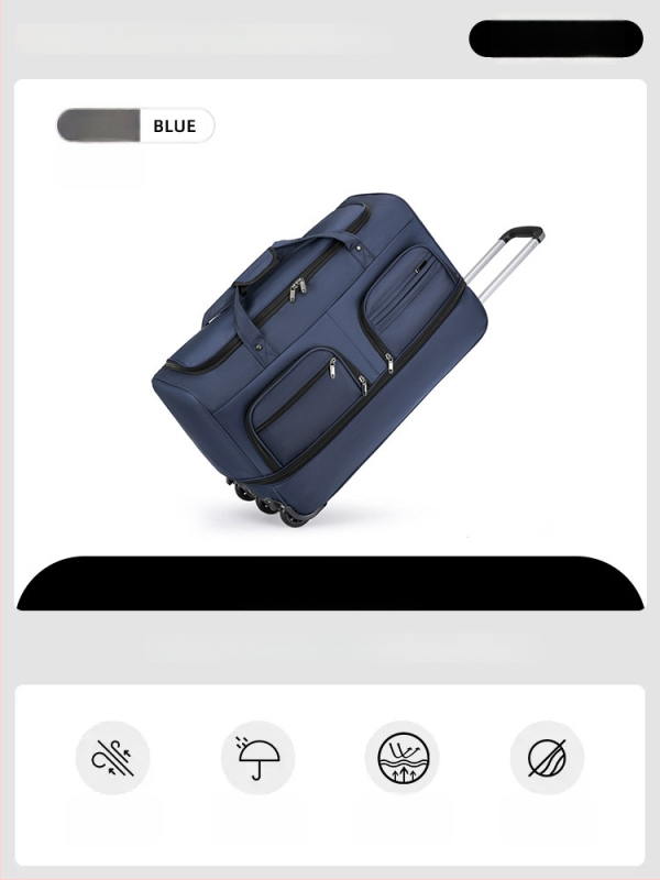 Kokkupandav nailon Reisikott, laiendatav mahutavus 20-35 L, unisex disain, polüestri vooder