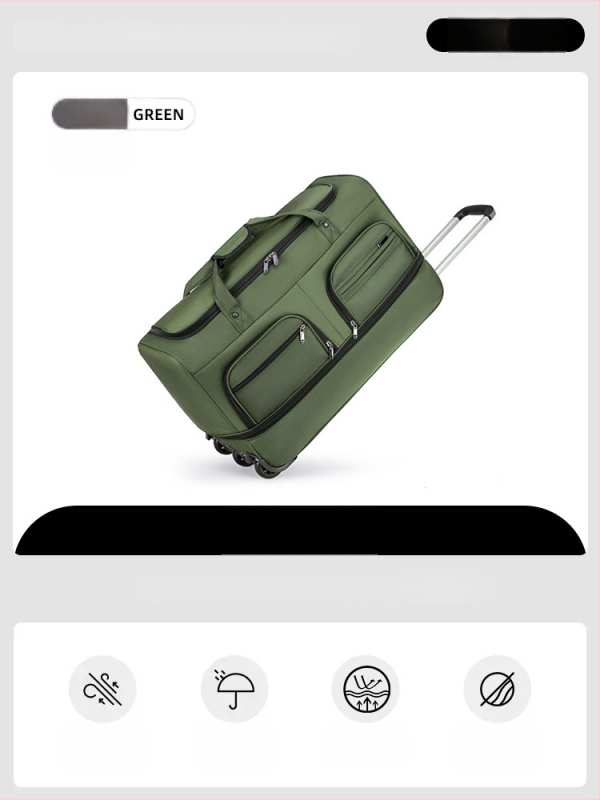 Kokkupandav nailon Reisikott, laiendatav mahutavus 20-35 L, unisex disain, polüestri vooder