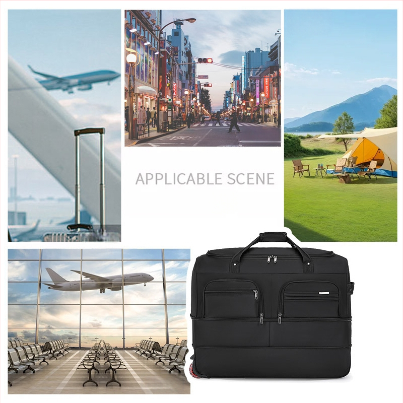 Kokkupandav nailon Reisikott, laiendatav mahutavus 20-35 L, unisex disain, polüestri vooder