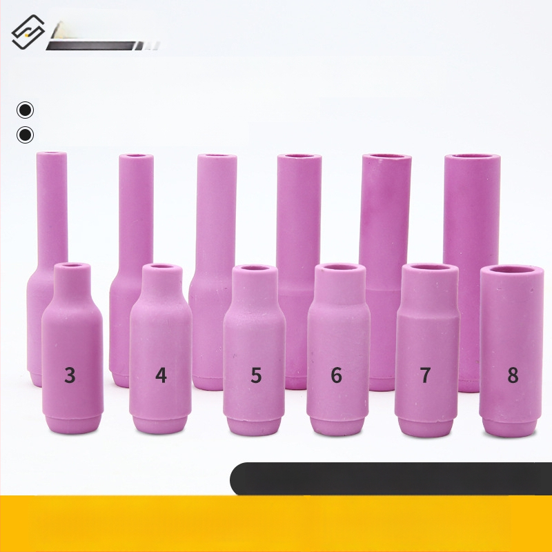 Keramikinis antgalis argono lankinio suvirinimui – WP serija (WP18/17/26, QQ300, QS300), invertuotas keraminis dangtelis, 13N10N serija