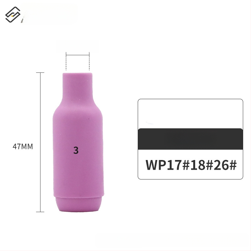 Keramikinis antgalis argono lankinio suvirinimui – WP serija (WP18/17/26, QQ300, QS300), invertuotas keraminis dangtelis, 13N10N serija