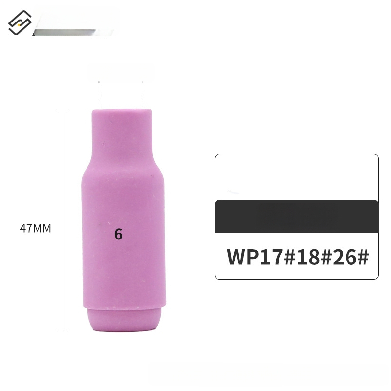 Keramikinis antgalis argono lankinio suvirinimui – WP serija (WP18/17/26, QQ300, QS300), invertuotas keraminis dangtelis, 13N10N serija