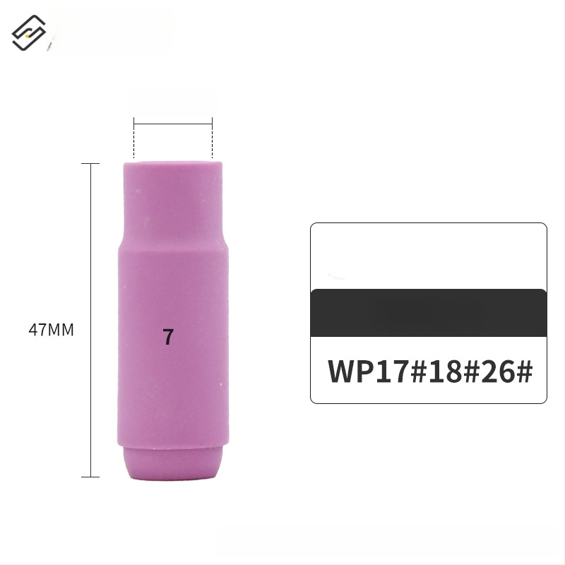 Keramikinis antgalis argono lankinio suvirinimui – WP serija (WP18/17/26, QQ300, QS300), invertuotas keraminis dangtelis, 13N10N serija