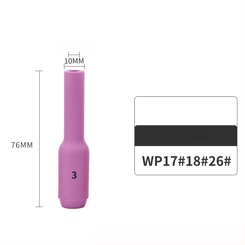 Keramikinis antgalis argono lankinio suvirinimui – WP serija (WP18/17/26, QQ300, QS300), invertuotas keraminis dangtelis, 13N10N serija