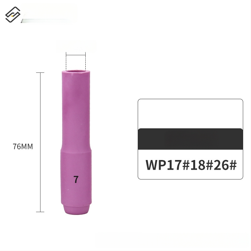 Keramikinis antgalis argono lankinio suvirinimui – WP serija (WP18/17/26, QQ300, QS300), invertuotas keraminis dangtelis, 13N10N serija