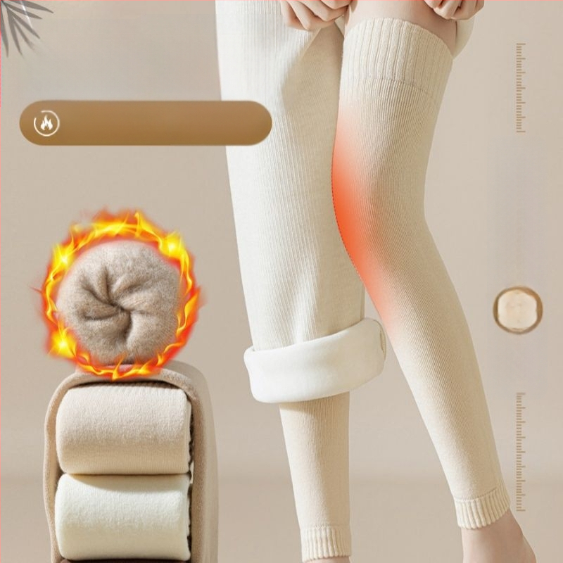 Gyapjú térdvédős zokni, térd fölötti vastag téli zoknik, gyermekeknek, súlyemeléshez