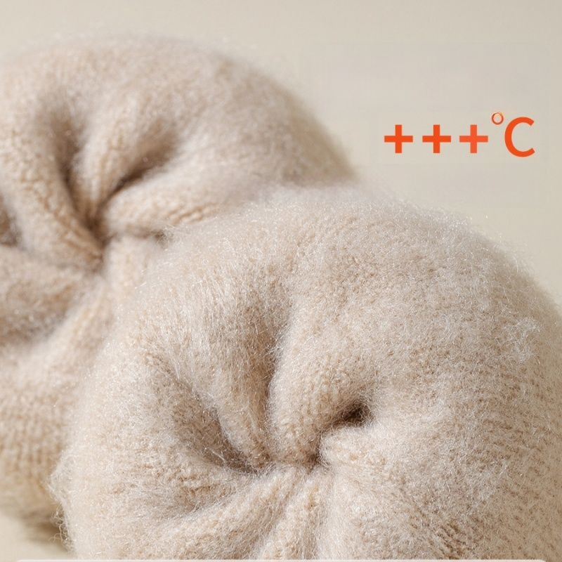 Gyapjú térdvédős zokni, térd fölötti vastag téli zoknik, gyermekeknek, súlyemeléshez