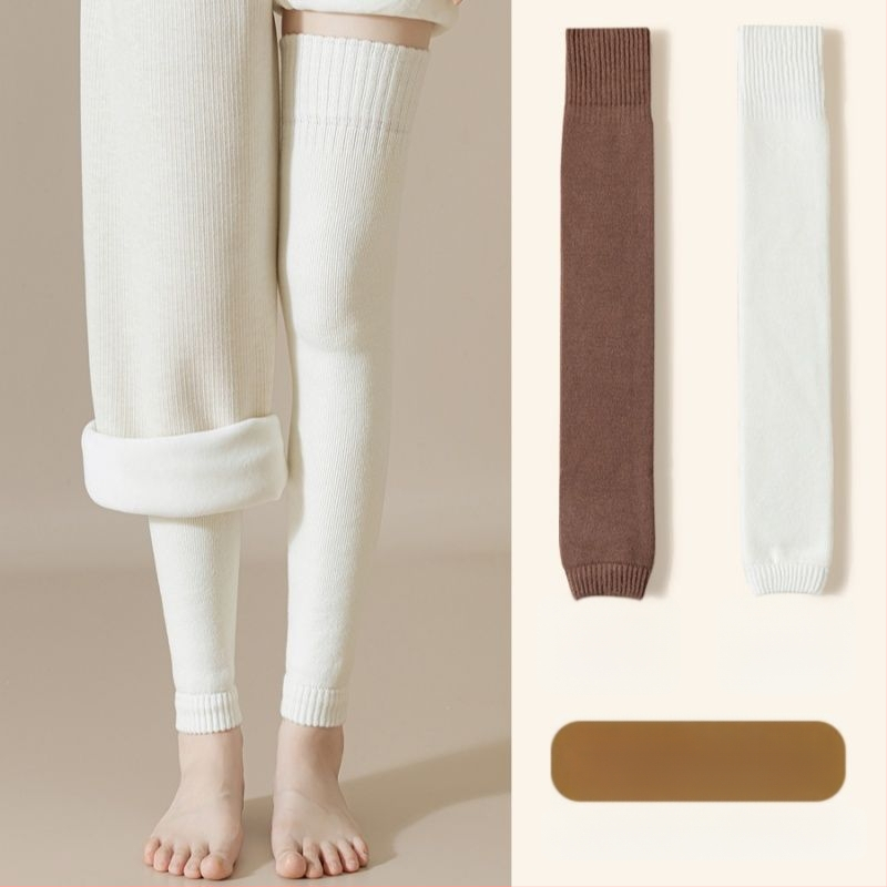 Gyapjú térdvédős zokni, térd fölötti vastag téli zoknik, gyermekeknek, súlyemeléshez
