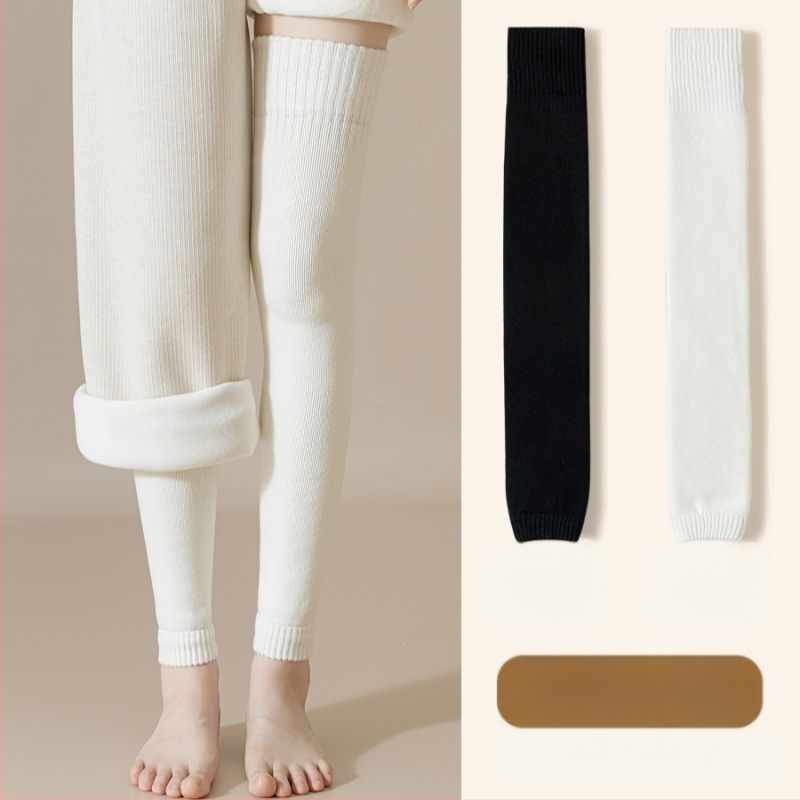 Gyapjú térdvédős zokni, térd fölötti vastag téli zoknik, gyermekeknek, súlyemeléshez
