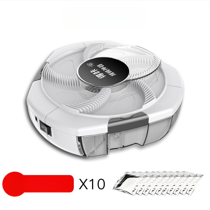 Машина за улов и убийство на мухи – LED светлина; обхват 10 м²; ръчен електрически удар; без вградена батерия; нетоксично