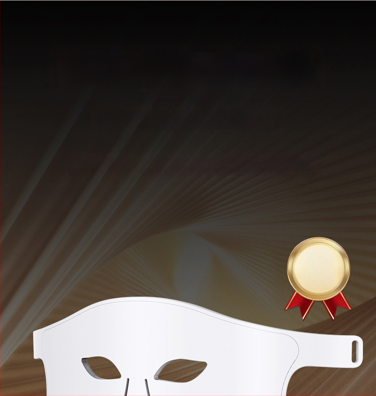 Mască facială de frumusețe cu terapie fotonică – reîncărcabilă, 3 trepte, utilizare acasă; reducerea ridurilor, estomparea acneei, luminozitatea pielii