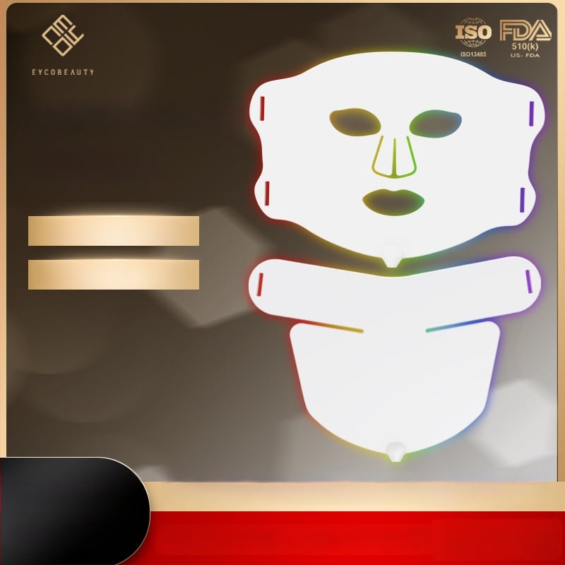 Dispozitiv mască facială cu albire și rejuvenare a pielii, IPX8 rezistent la apă, portabil, fără baterie încorporată, FDA/CE/FCC/ROHS certificări