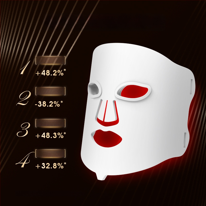 Dispozitiv mască facială cu albire și rejuvenare a pielii, IPX8 rezistent la apă, portabil, fără baterie încorporată, FDA/CE/FCC/ROHS certificări