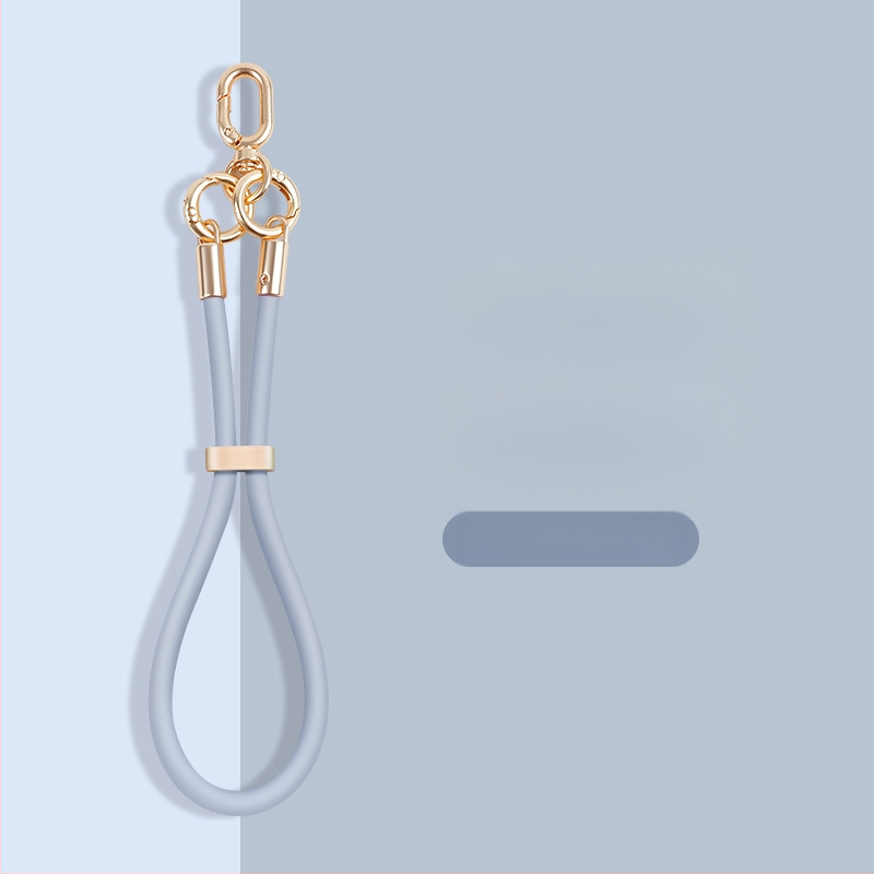 Skysto silikono telefono pakabukas su reguliuojamu užsegimu — anti-pardavimo funkcija, kūrybingas geometrinis dizainas, prekė Yikaden