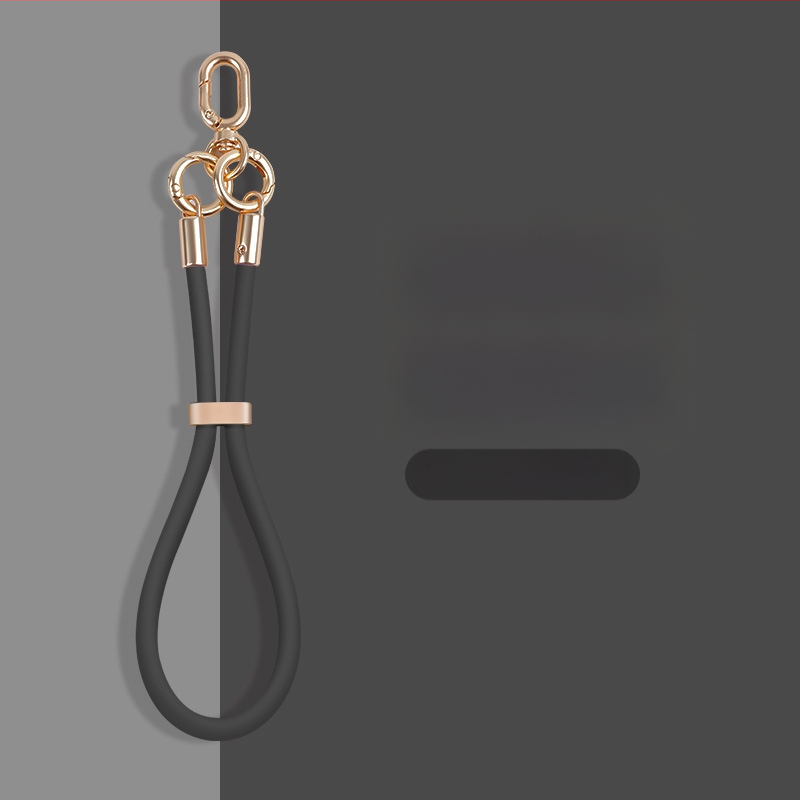 Skysto silikono telefono pakabukas su reguliuojamu užsegimu — anti-pardavimo funkcija, kūrybingas geometrinis dizainas, prekė Yikaden