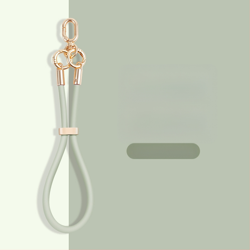 Skysto silikono telefono pakabukas su reguliuojamu užsegimu — anti-pardavimo funkcija, kūrybingas geometrinis dizainas, prekė Yikaden