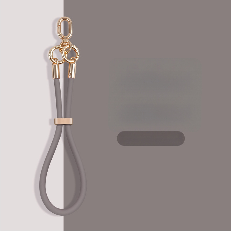 Skysto silikono telefono pakabukas su reguliuojamu užsegimu — anti-pardavimo funkcija, kūrybingas geometrinis dizainas, prekė Yikaden