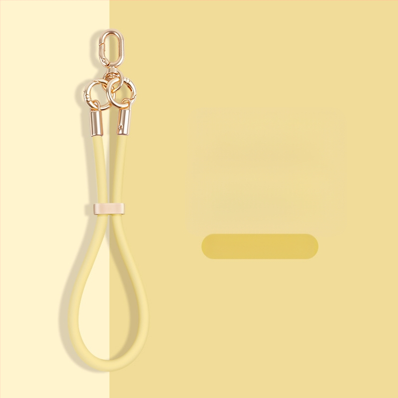 Skysto silikono telefono pakabukas su reguliuojamu užsegimu — anti-pardavimo funkcija, kūrybingas geometrinis dizainas, prekė Yikaden