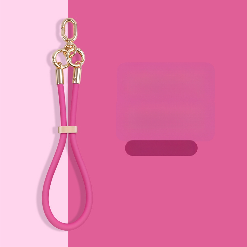 Skysto silikono telefono pakabukas su reguliuojamu užsegimu — anti-pardavimo funkcija, kūrybingas geometrinis dizainas, prekė Yikaden