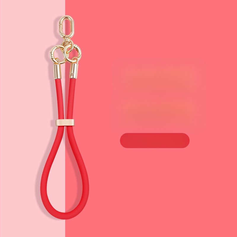 Skysto silikono telefono pakabukas su reguliuojamu užsegimu — anti-pardavimo funkcija, kūrybingas geometrinis dizainas, prekė Yikaden