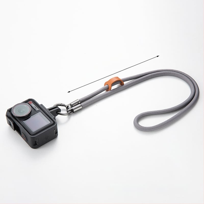 Action kamera kaklo lynas DJI Action 5 Pro, anti-nuostolio dizainas, poliesterio virvė, metalo sagtis, logotipo spausdinimas įmanomas