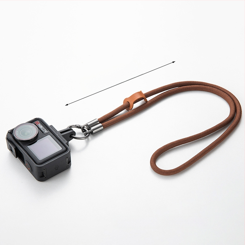 Action kamera kaklo lynas DJI Action 5 Pro, anti-nuostolio dizainas, poliesterio virvė, metalo sagtis, logotipo spausdinimas įmanomas