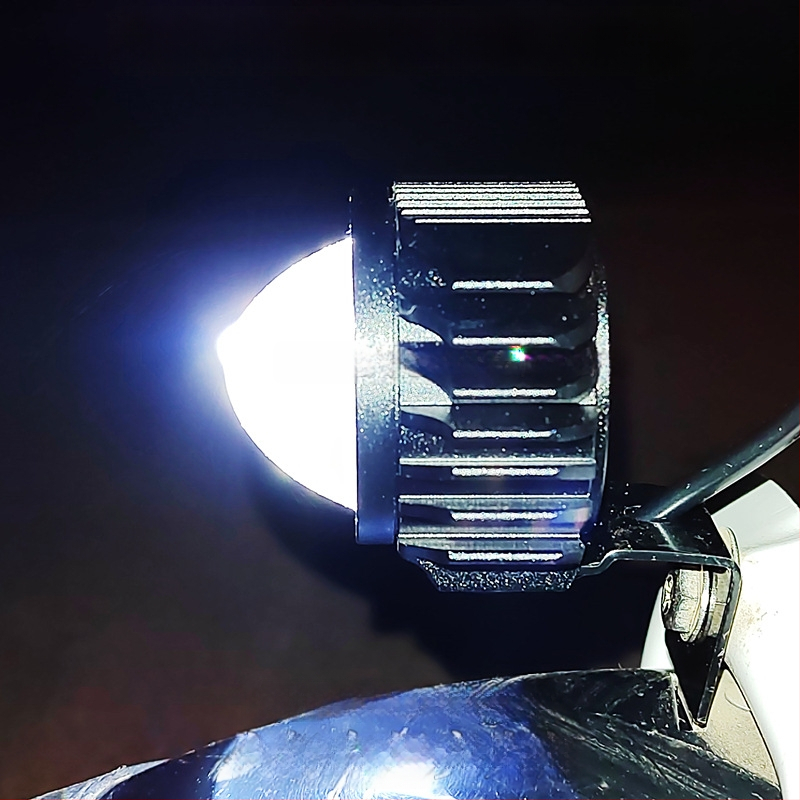 LED предна светлина за сгъваем велосипед, алуминиева сплав, 12W, 36-80V, модел YTDD