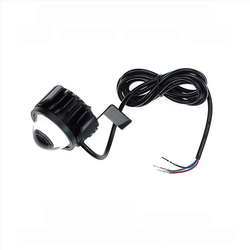 LED предна светлина за сгъваем велосипед, алуминиева сплав, 12W, 36-80V, модел YTDD