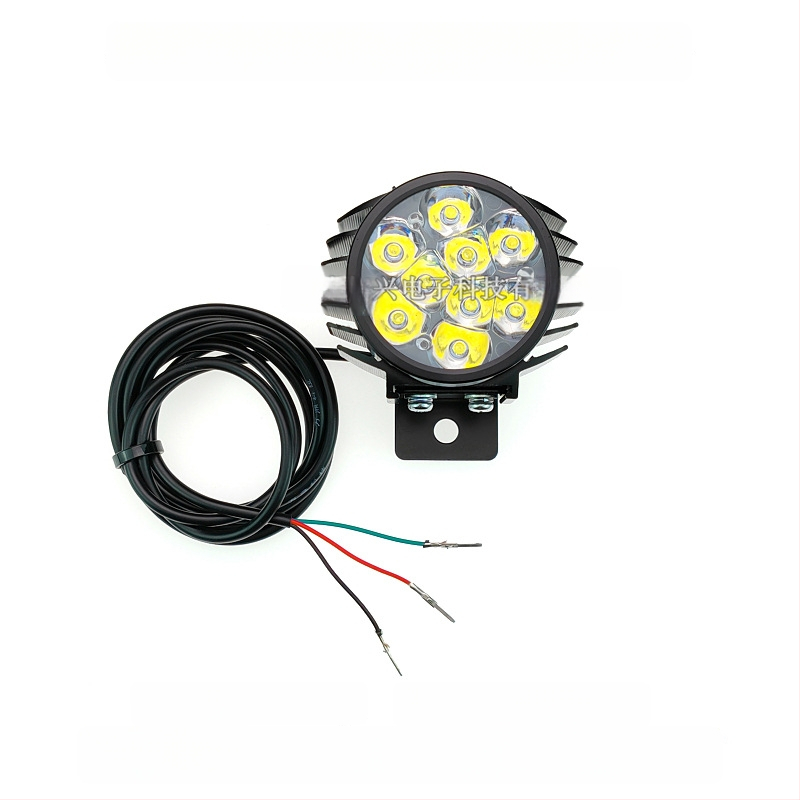 LED предна светлина за сгъваем велосипед, алуминиева сплав, 12W, 36-80V, модел YTDD