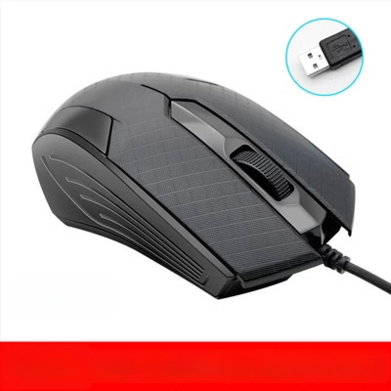 USB ενσύρματο ποντίκι υπολογιστή με μακρύ καλώδιο, μήκη 2m/3m/5m, 3 κουμπιά, φωτοηλεκτρικός αισθητήρας, κατάλληλο για επιτραπέζιο υπολογιστή/οθόνη TV