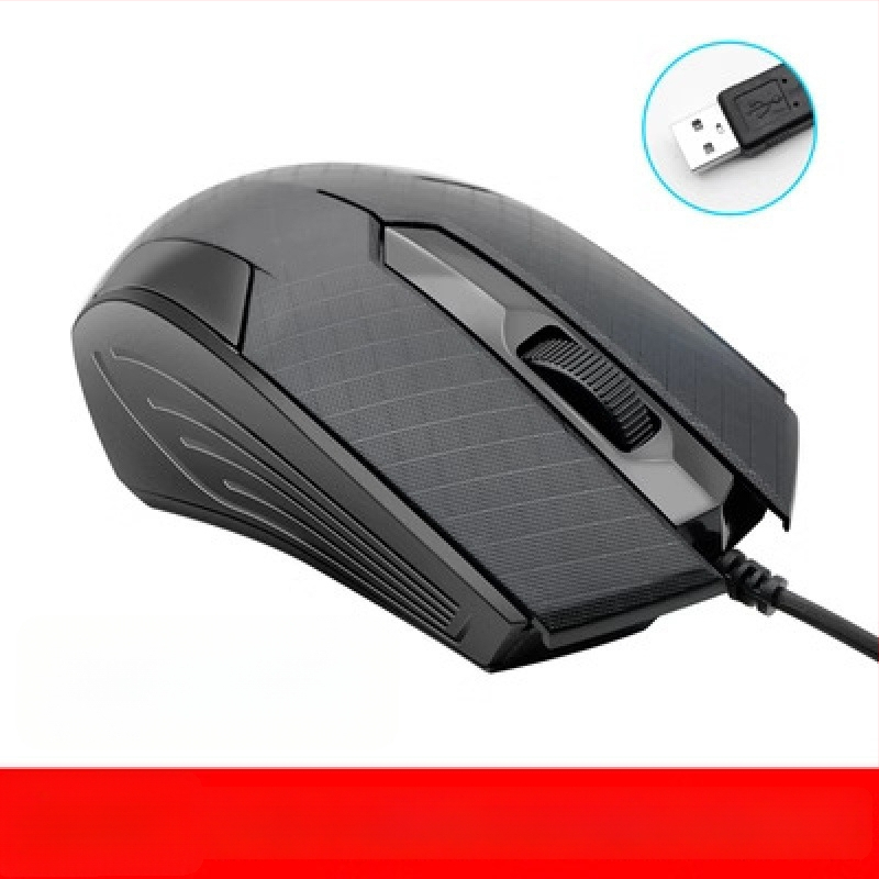 USB ενσύρματο ποντίκι υπολογιστή με μακρύ καλώδιο, μήκη 2m/3m/5m, 3 κουμπιά, φωτοηλεκτρικός αισθητήρας, κατάλληλο για επιτραπέζιο υπολογιστή/οθόνη TV