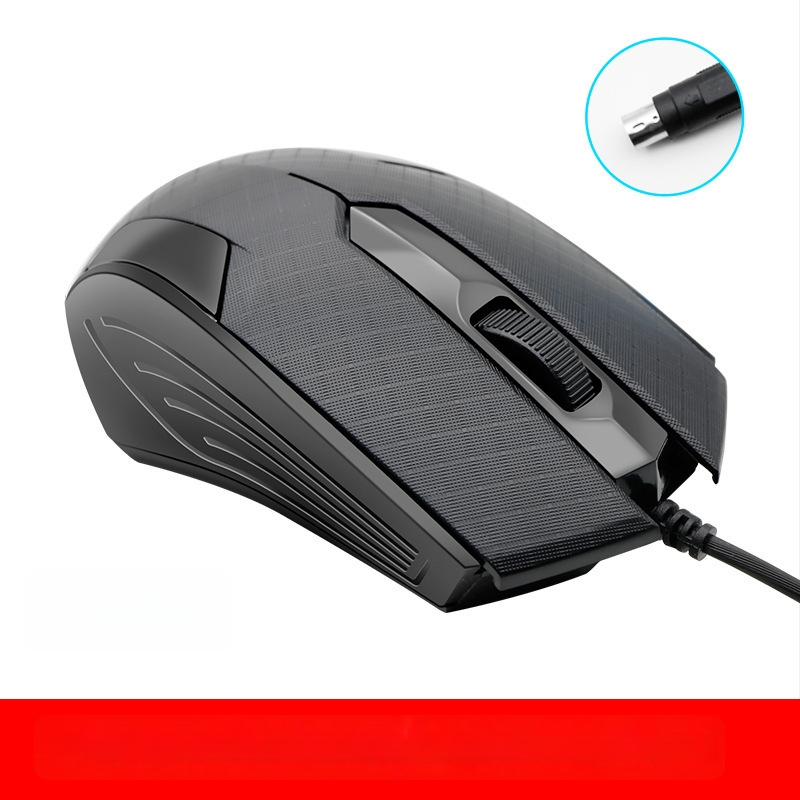 USB ενσύρματο ποντίκι υπολογιστή με μακρύ καλώδιο, μήκη 2m/3m/5m, 3 κουμπιά, φωτοηλεκτρικός αισθητήρας, κατάλληλο για επιτραπέζιο υπολογιστή/οθόνη TV