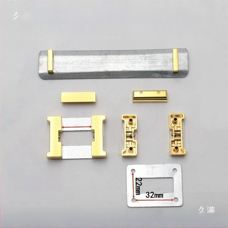 Metalna kopča-klips za torbe s I- i H-oblikom i oprugom – hardver za DIY torbe