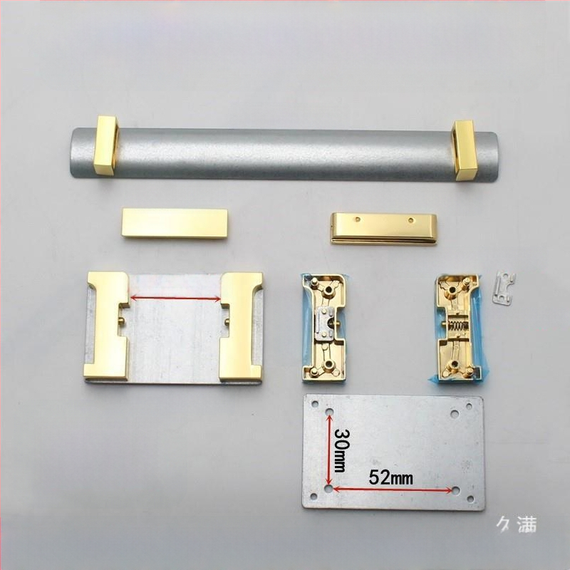 Metalna kopča-klips za torbe s I- i H-oblikom i oprugom – hardver za DIY torbe