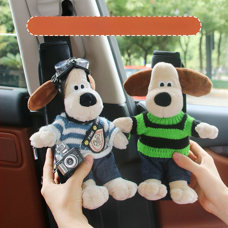 Husă pentru centură auto Che Zhiqian – decor pluș; Material: puf; Tip: decorare; Modele aplicabile: General; Personalizare: Nu