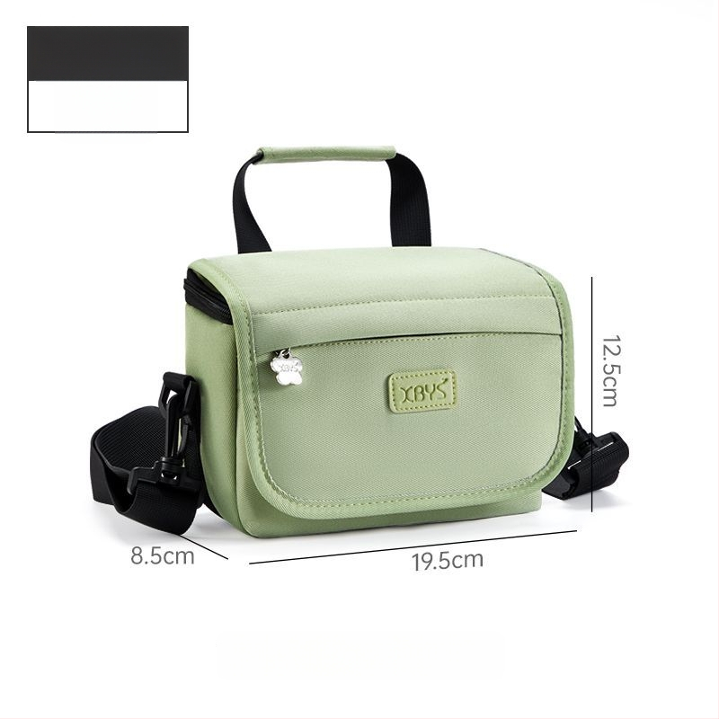 PU bőrű kameratáska tükör nélküli kamerákhoz, vállon átvethető, kézitáska stílus, otthoni tárolás, 2025 tavasz megjelenés