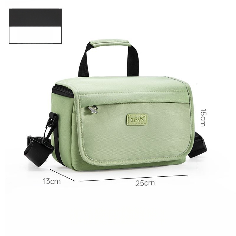 PU bőrű kameratáska tükör nélküli kamerákhoz, vállon átvethető, kézitáska stílus, otthoni tárolás, 2025 tavasz megjelenés