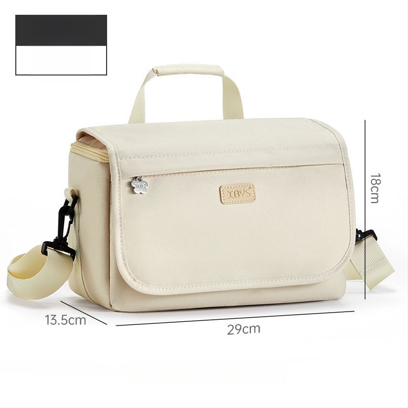 PU bőrű kameratáska tükör nélküli kamerákhoz, vállon átvethető, kézitáska stílus, otthoni tárolás, 2025 tavasz megjelenés