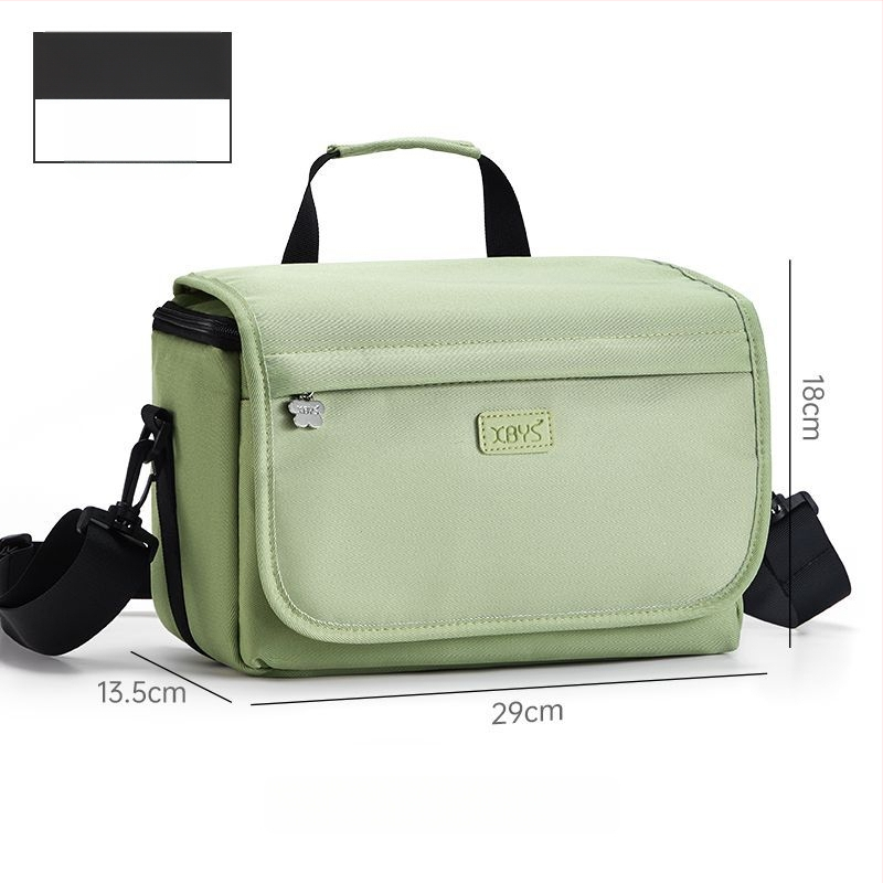 PU bőrű kameratáska tükör nélküli kamerákhoz, vállon átvethető, kézitáska stílus, otthoni tárolás, 2025 tavasz megjelenés