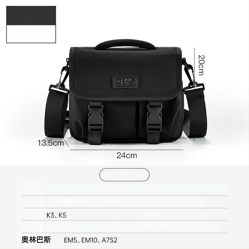 PU bőrű kameratáska tükör nélküli kamerákhoz, vállon átvethető, kézitáska stílus, otthoni tárolás, 2025 tavasz megjelenés